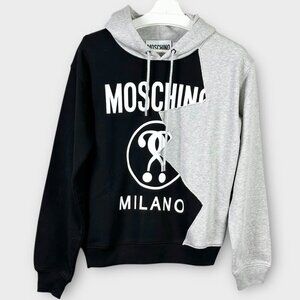 Moschino Couture Double Question Mark Jersey Hoodie